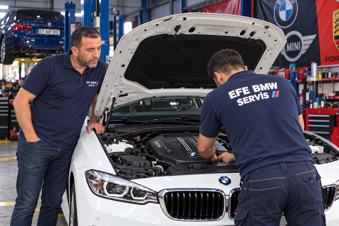 EFE BMW Özel Servis Kumluca periyodik motor ve filtre bakımı