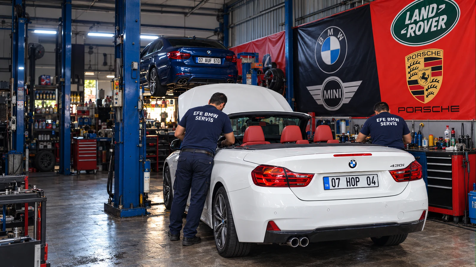 EFE BMW Özel Servis atölyesinde BMW elektrik ve elektronik sistem kontrolü